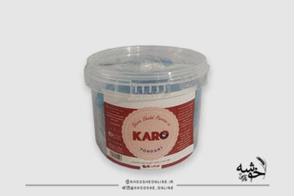 خمیرفوندانت آبی کارو 500 گرم